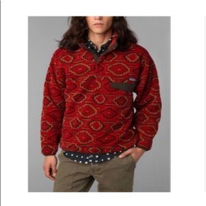 Patagonia Synchilla Aztec Red Pattern Sz Small